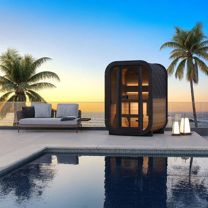 Sauna Life, sauna cúbica de 4,1 pies de largo para 3 personas | Modelo CL4G
