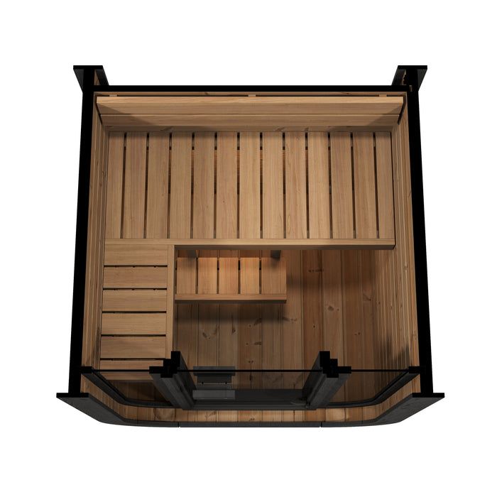 Sauna Life, sauna cúbica de 4,1 pies de largo para 3 personas | Modelo CL4G