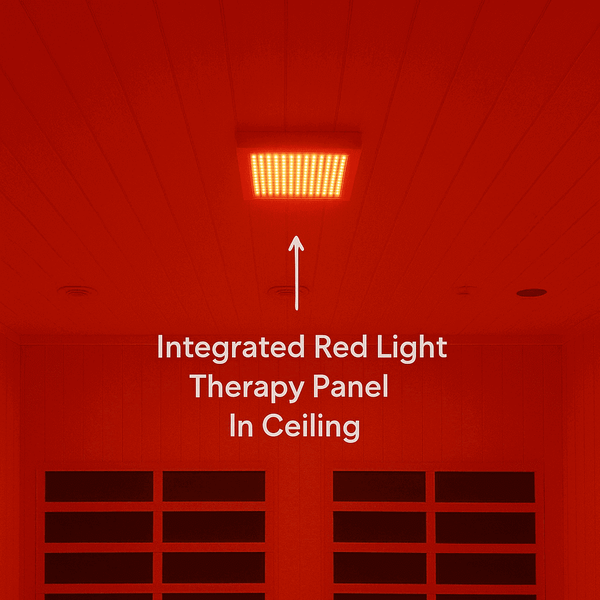 Maxxus Seattle 2-Person Low EMF FAR Indoor Infrared Sauna + Red Light Therapy | MX-J206-01