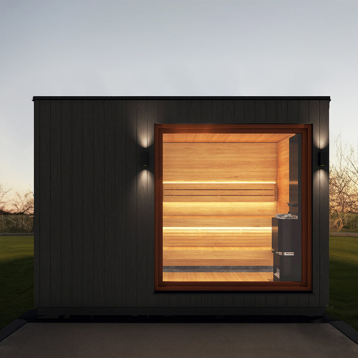 Saunum AirCube Double 3-Person Outdoor Traditional Sauna