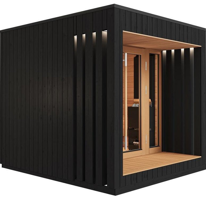 Saunum AirCube Terrace 4 人户外传统桑拿房