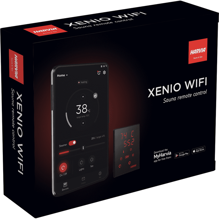 Harvia Xenio Digital Sauna Heater Control Kit w/ WiFi Capability