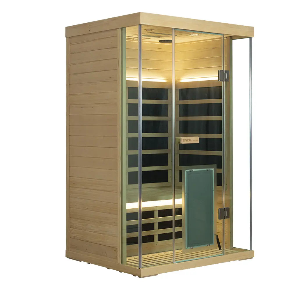 Sauna de infrarrojos dinámicos Gracia para 1 o 2 personas con bajo EMF FAR | DYN-6119-01