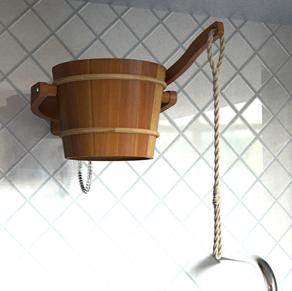 Cedar Sauna Shower Bucket