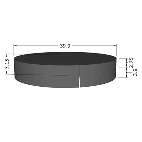 SaunaLife Insulated Cover for S1 Series Cold/Hot Plunge Tub