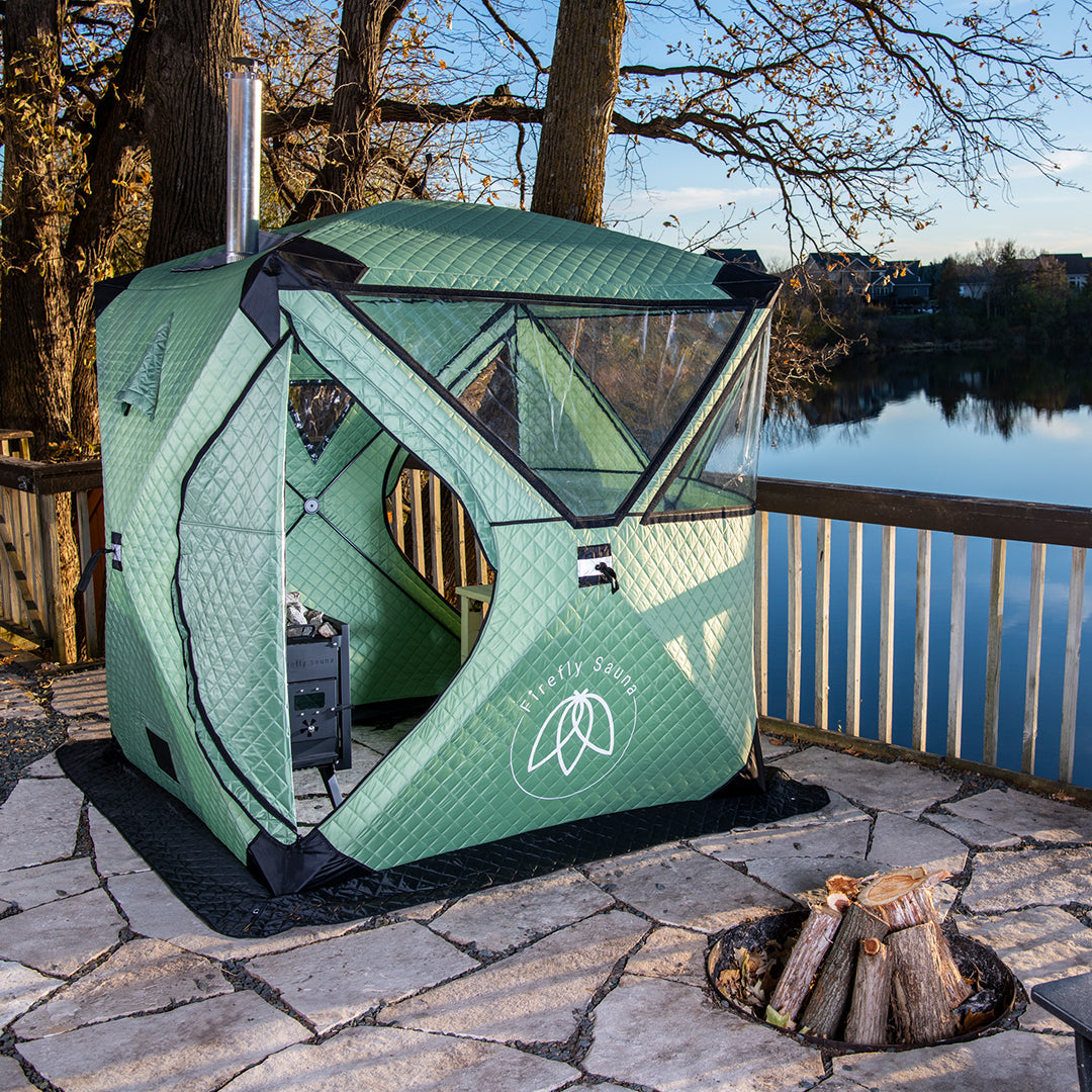 Firefly Spark Portable Sauna Tent | 4-5 Person Pop-Up Firefly Spark Portable Sauna Tent | 4-5 Person Pop-Up