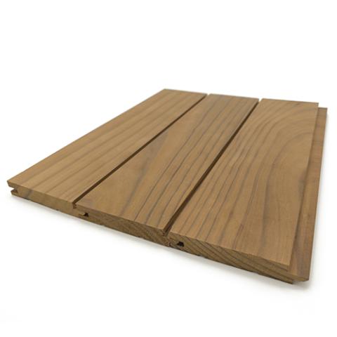 Prosaunas Sauna Wood, Thermo-Radiata Pine Nickel Gap Wall Cladding, 1"x4" | WOOD667