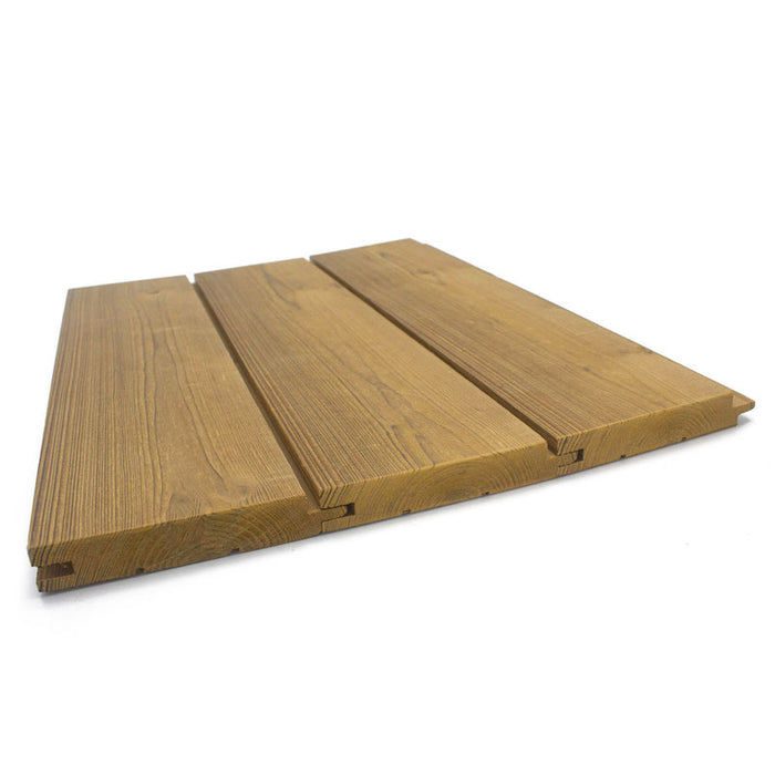 Prosaunas Sauna Wood, Thermo-Spruce Nickel Gap Wall Cladding, 1"x4" | WOOD673