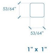 Prosaunas 桑拿木材，桤木 1"x1" 方形模具 | WOOD680