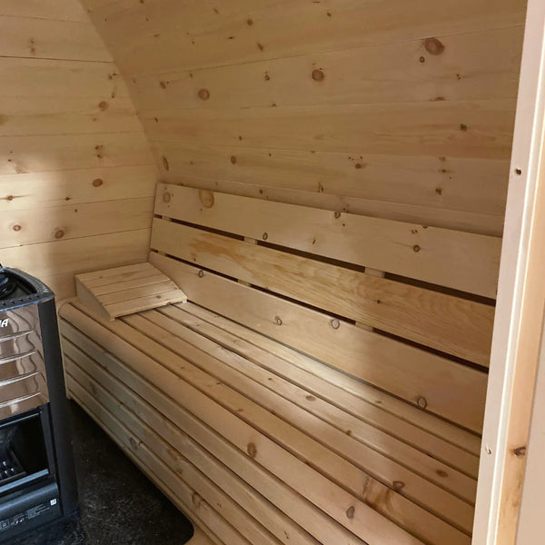 True North Canadian Made 4-8 Person Outdoor Traditional Large Pod Sauna