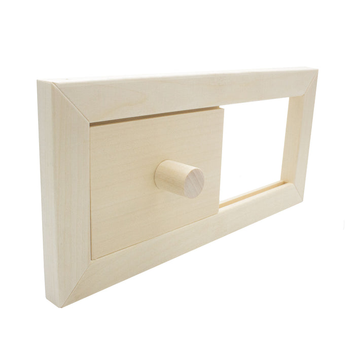 Aspen Sauna Room Vent with Sliding Gate, 11" x 5.2"