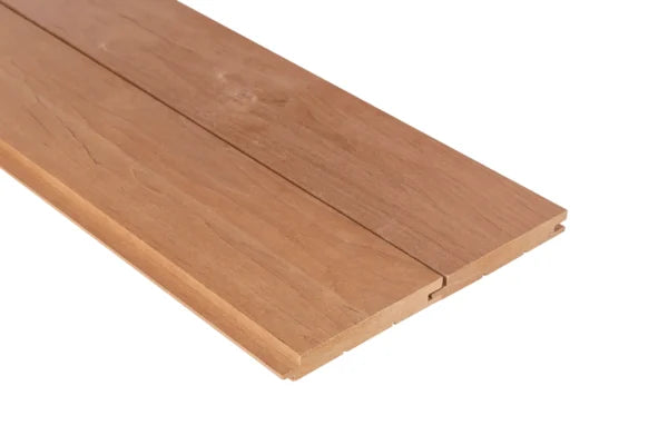 Thermory Thermo-Alder Nickel Gap Sauna Wall Cladding – 1″×5″