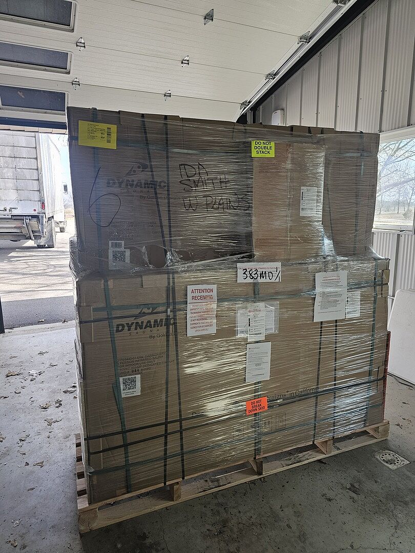 Customer photo from Ida S., verified buyer: Dynamic Bergamo infrared sauna