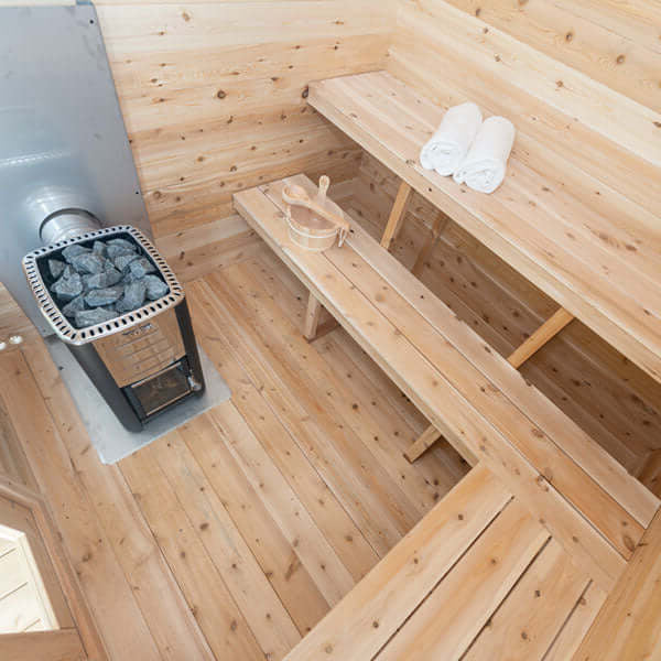 Dundalk Leisurecraft Canadian Timber 6 Person Georgian Cabin Sauna | CTC88W