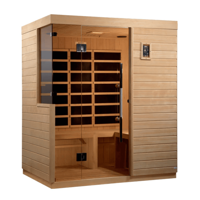 Sauna de infrarrojos dinámicos Bilbao para 3 personas con CEM ultra bajo FAR | DYN-5830-01