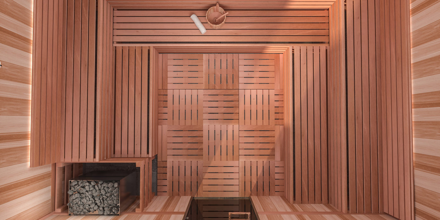 Scandia Red Cedar 2'x2' Duckboard Sauna Flooring