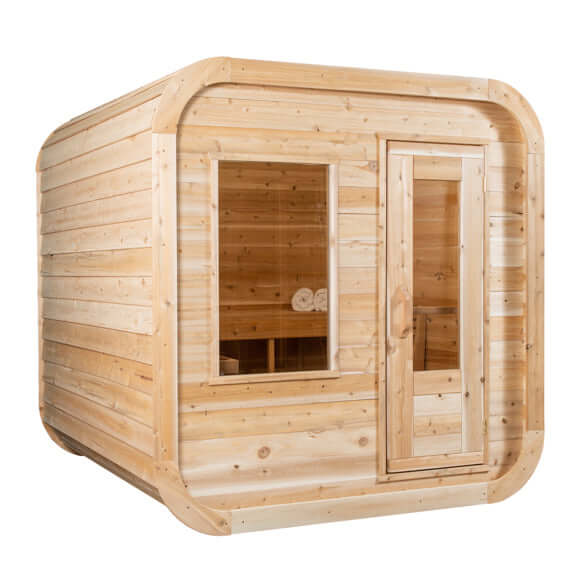 Dundalk Leisurecraft Canadian Timber 2-4 Person Luna Outdoor Traditional Sauna | CTC22LU