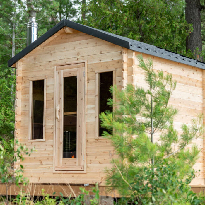 Dundalk Leisurecraft Canadian Timber 6 Person Georgian Cabin Sauna | CTC88W