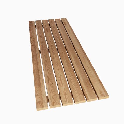 SaunaLife Flat Floor Kit for SaunaLife E6 Barrel Sauna