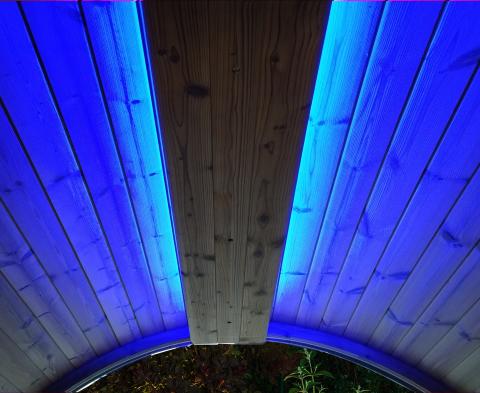 SaunaLife Cromoterapia Iluminación LED para sauna Wifi de 48" | EMood